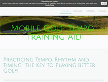 Tablet Screenshot of mobile-golf-tempo.com